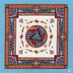 Aztec Turquoise - Bandana - 22x22 Inch - 1 piece