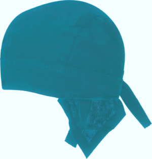 Solid Color Head Wrap - 100% Cotton - Imported - Teal, 1 piece