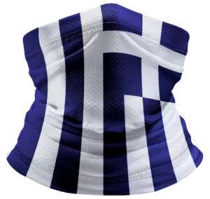 Country Flag Tube Headband - Greece Flag, 1 piece