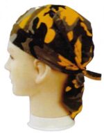 Yellow/Brown Camo Doo Rag - 600pcs/Case