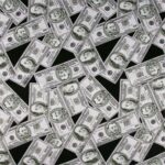 Money Print Bandana - 22x22 Inch - 12 pieces
