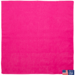 1 piece, USA Made Solid Color Bandana 100% Cotton, Hot Pink, 22" x 22"