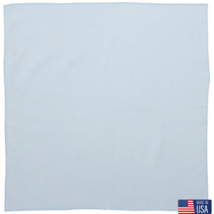 600pcs/Case, USA Made Solid Color Bandana 100% Cotton, Light Blue, 22" x 22"