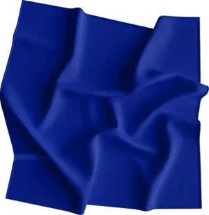 600pcs/Case, USA Made Solid Color Bandana 100% Cotton, Royal Blue, 14 x 14"