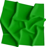 600pcs/Case, USA Made Solid Color Bandana 100% Cotton, Kelly Green, 22" x 22"