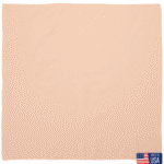 12 pieces, USA Made Solid Color Bandana 100% Cotton, Beige, 22" x 22"