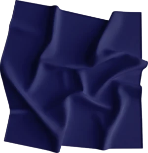 600pcs/Case, USA Made Solid Color Bandana 100% Cotton, Navy Blue, 14 x 14"