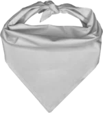 Pet Triangle Solid Bandana, 22X 30X 22, 1Pc, White,