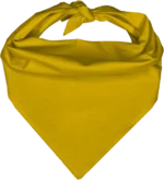Pet Triangle Solid Bandana, 22X 30X 22, 1Pc, Yellow,