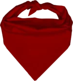 Pet Triangle Solid Bandana, 27X 38X 27, 1Pc, Red,