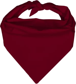 Pet Triangle Solid Bandana, 14X 20X 14, 12Pcs, Burgudny,