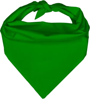 Pet Triangle Solid Bandana, 14X 20X 14, 12Pcs, Kelly Green,