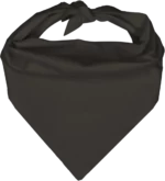 Pet Triangle Solid Bandana, 22X 30X 22, 1Pc, Dark Grey,