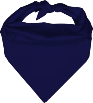 Pet Triangle Solid Bandana, 14X 20X 14, 12Pcs, Navy Blue,