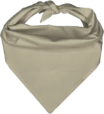 Pet Triangle Solid Bandana, 27X 38X 27, 1Pc, Natural,