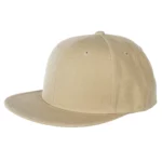 Flat Brim Baseball Cap Extra Large, 12 pieces, Khaki