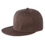 Flat Brim Baseball Cap Extra Large, 12 pieces, Brown