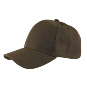 Wool Look Baseball Hat with Adjustable Velcro Back - 1 piece, Dark Brown