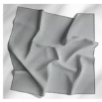 12 pieces, Solid Color Bandana, Imported, 100% Cotton, Light Grey, 14 x 14"
