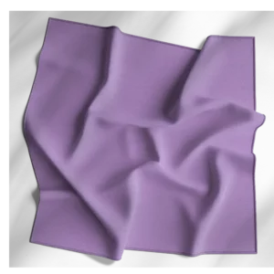 12 pieces, Solid Color Bandana, Imported, 100% Cotton, Lilac, 27" x 27"