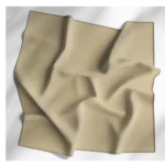 1 piece, Solid Color Bandana, Imported, 100% Cotton, Natural, 27" x 27"