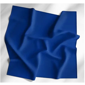 1 piece, Solid Color Bandana, Imported, 100% Cotton, Royal Blue, 27" x 27"