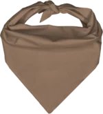 Pet Triangle Solid Bandana, 27X 38X 27, 1Pc, Khaki,