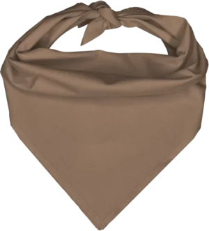 Pet Triangle Solid Bandana, 14X 20X 14, 12Pcs, Khaki,