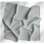 12 pieces, Solid Color Bandana, Imported, 100% Cotton, White, 27" x 27"