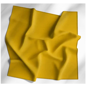 Solid Color Bandana, 14X14, 1Pc, Yellow,