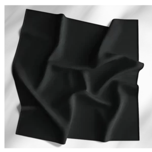 12 pieces, Solid Color Bandana, Imported, 100% Cotton, Black, 27" x 27"