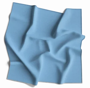 600pcs/Case, USA Made Solid Color Bandana 100% Cotton, Light Blue, 14 x 14"