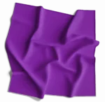 1 piece, USA Made Solid Color Bandana 100% Cotton, Purple / Grape, 14 x 14"