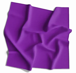 1 piece, USA Made Solid Color Bandana 100% Cotton, Purple / Grape, 14 x 14"