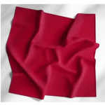 1 piece, Solid Color Bandana, Imported, 100% Cotton, Red, 27" x 27"