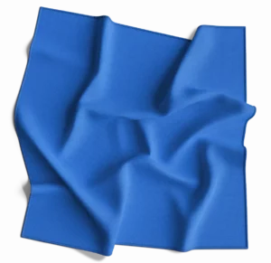 12 pieces, Solid Color Bandana, Imported, 100% Cotton, Mirage Blue, 14 x 14"