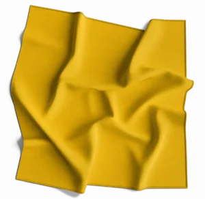 600pcs/Case, USA Made Solid Color Bandana 100% Cotton, Yellow, 14 x 14"