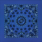 1 piece, Navy Paisley Novelty Print Bandana, 100% Cotton, Navy, 27″ x 27″