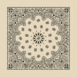 Contemporary Paisley Bandanas, 100% Cotton
