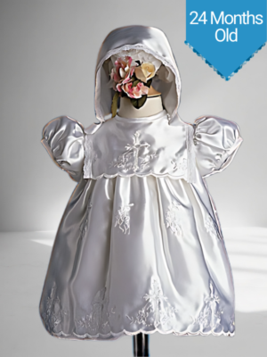 Girls Christening Gown - Girls Short Dress Sets (24 Months)