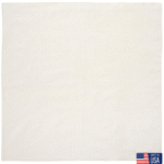 12 pieces, USA Made Solid Color Bandana 100% Cotton, Natural, 22" x 22"