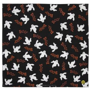 Boo Ghost- Glowing Bandana - USA - 22x22 Inch - 1 piece