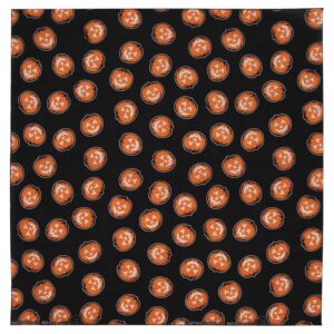Pumpkins Allover Glowing Bandana - USA - 22x22 Inch - 1 piece