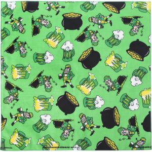 St. Patty's Party Bandana - 22x22 Inch - 1 piece