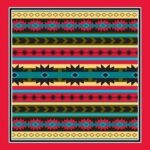 Southwest Modern Aztec Bandana - 22x22 Inch - 1 piece