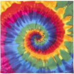 Rainbow 2 - Tie Dye Bandana - 12 pieces