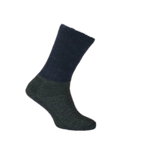 Stealth Socks | Size 10-13 | Diabetic Wool Blend Crew Sock | 84N Heavy Cushioned Bottom | Navy Rib | Case of 8 Dozens (96 Pairs, 2 Pairs Per Pack)