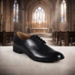 NEW Boy's Communion Dress Shoe - Black/Matte Lace Up - Size 2