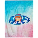 NEW Studio Ghibli Ponyo Underwater Soft Throw Blanket 50" x 40"