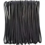 Rubberbands  - Large 12" Black - Pack of 35 Pieces